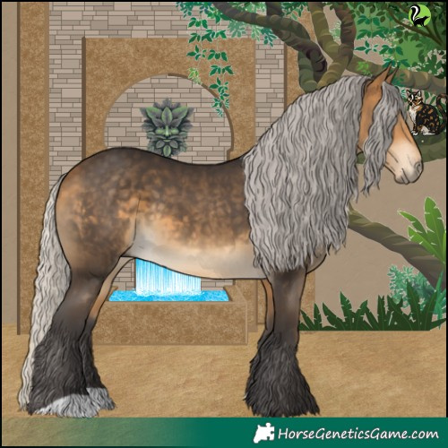 Horse Color:Silver Buckskin 