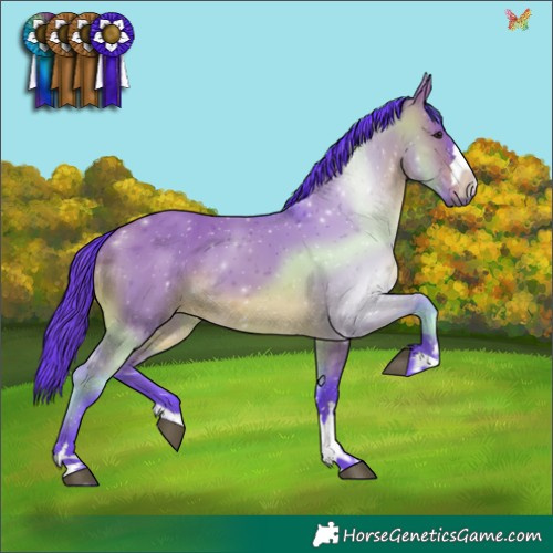 Horse Color:Watercolor Brown Dun 