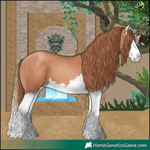 Horse Color:Gold Champagne Splash 
