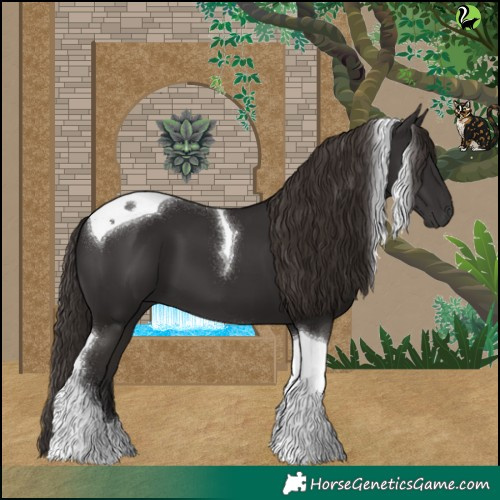 Horse Color:Liver Chestnut Tobiano 