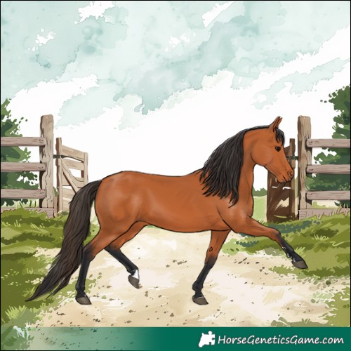Horse Color:Bay 