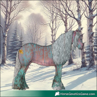 Horse Color:Silver Brown Dun and Watercolor Silver Buckskin