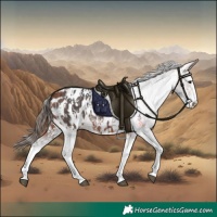 Horse Color:Bay Sabino Splash Appaloosa  and Bay Sabino Splash Appaloosa 
