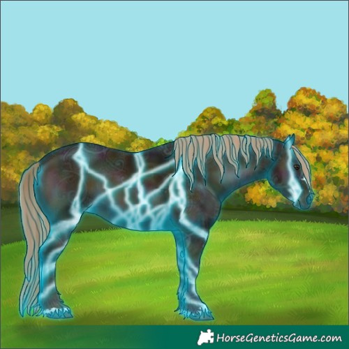 Horse Color:Gray Thunderstruck Midnight Red Onyx Ice 