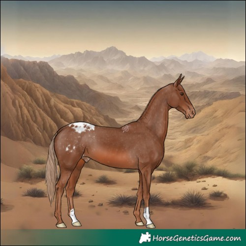 Horse Color:Chestnut Appaloosa