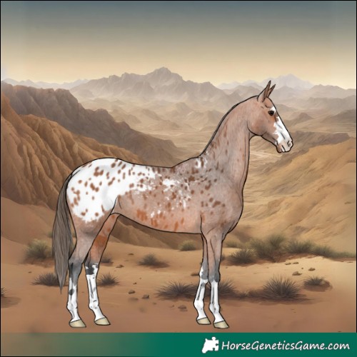 Horse Color:Bay Appaloosa