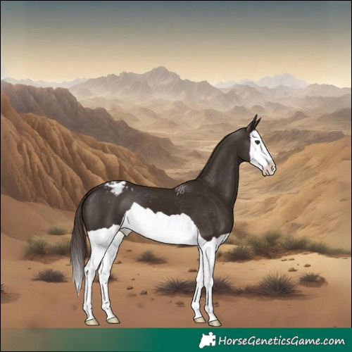 Horse Color:Liver Chestnut Splash Appaloosa