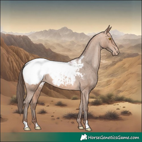 Horse Color:Amber Champagne Appaloosa 