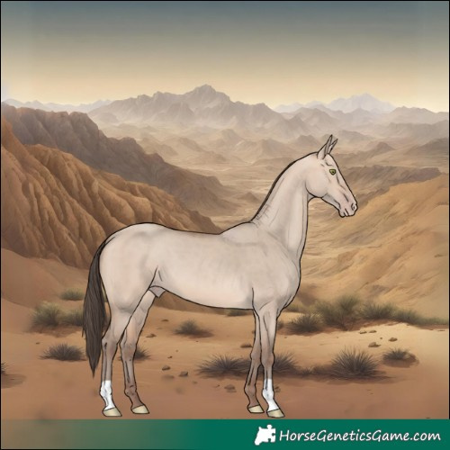 Horse Color:Amber Champagne Dun