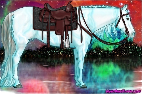 Horse Color:Thunderstruck Brown Appaloosa  Brindle