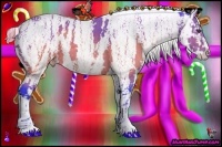 Horse Color:Watercolor Brown Appaloosa  Brindle