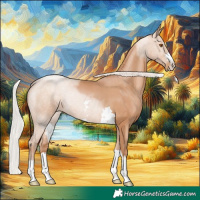 Horse Color:Silver Black Pearl 