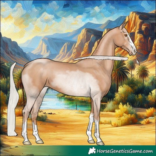 Horse Color:Silver Black Pearl 