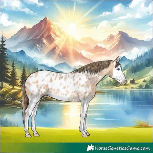 Horse Color:Buckskin Roan Splash Appaloosa