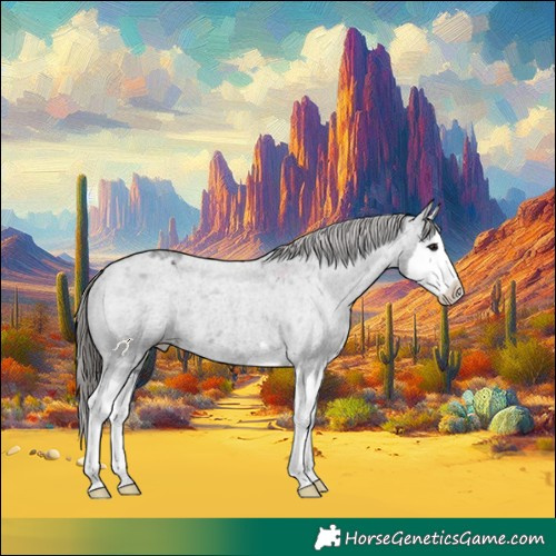 Horse Color:Blue Roan Splash Appaloosa