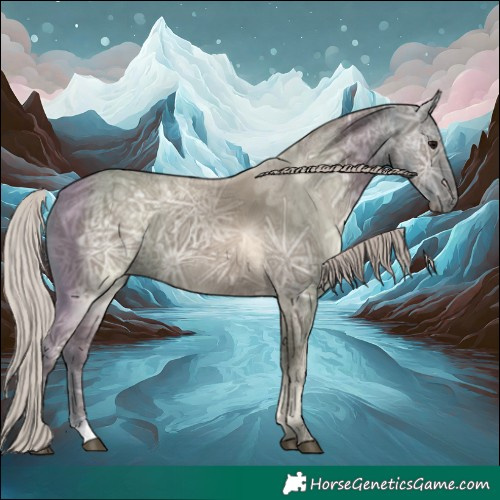 Horse Color:Silver Grullo Ice 