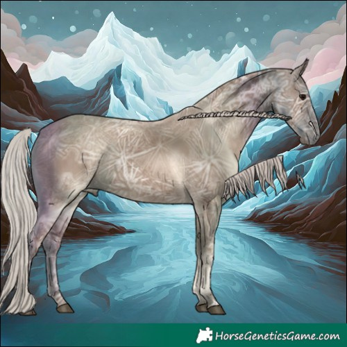 Horse Color:Silver Grullo Ice 