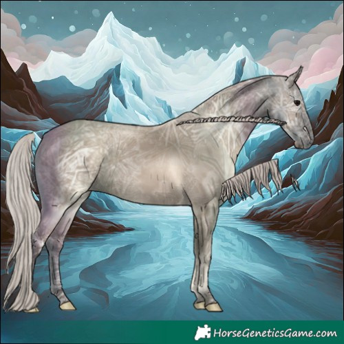 Horse Color:Silver Grullo Ice 