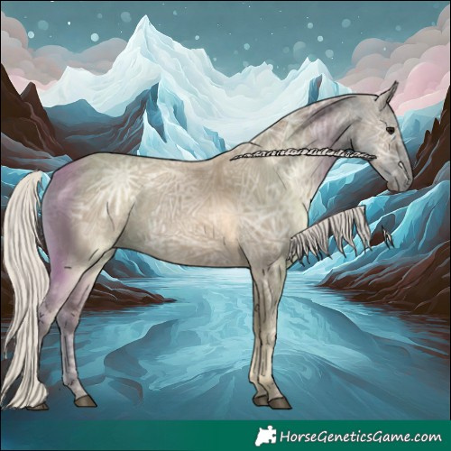 Horse Color:Silver Smoky Grullo Ice 