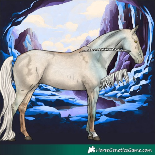 Horse Color:Silver Brown Ice Pearl Dun 