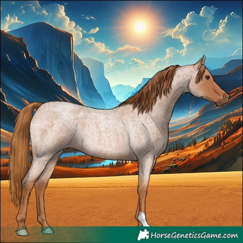 Horse Color:Red Roan 