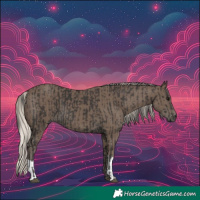 Horse Color:Smoky Black and Silver Smoky Black