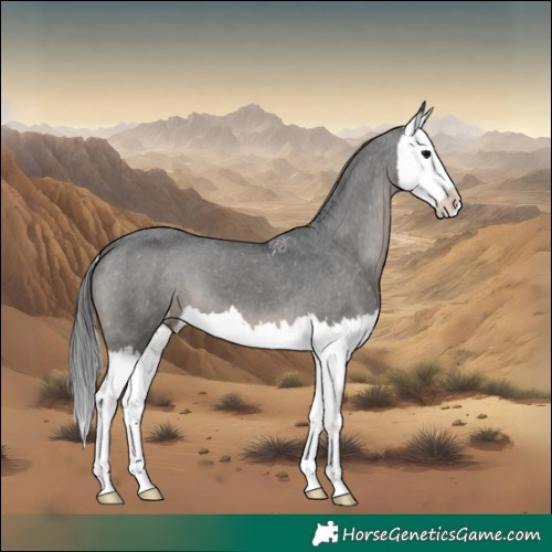 Horse Color:Black Splash Appaloosa