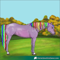 Horse Color:Painted Watercolor Silver Bay