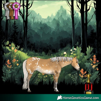 Horse Color:White Spotted Silver Buckskin