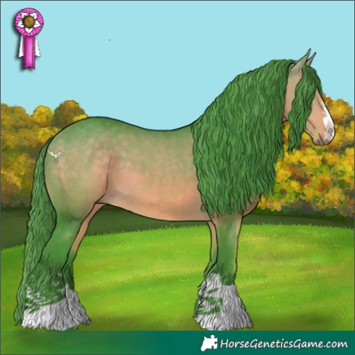 Horse Color:Watercolor Buckskin 