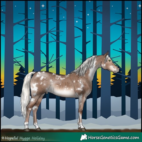 Horse Color:White Spotted Liver Red Dun Mushroom Rabicano Brindle 
