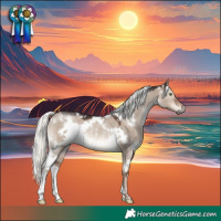 Horse Color:White Spotted Liver Red Dun Mushroom Rabicano