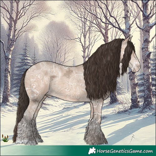 Horse Color:Amber Champagne Ice 