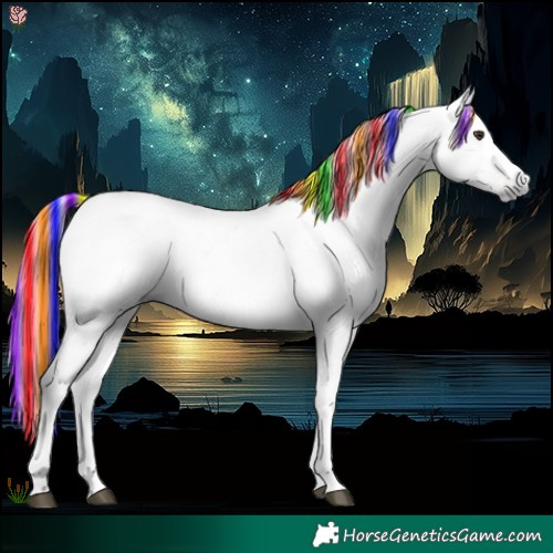 Horse Color:Gray Painted Chestnut