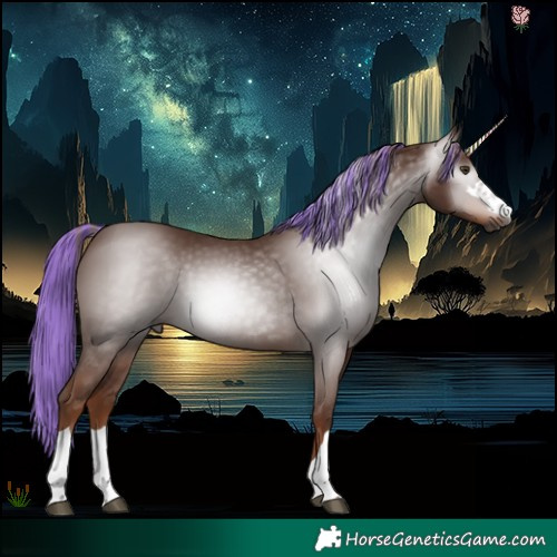 Horse Color:Gray Painted Chestnut 