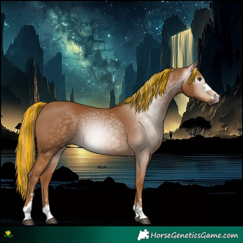 Horse Color:Gray Painted Chestnut 