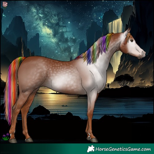 Horse Color:Gray Painted Chestnut 