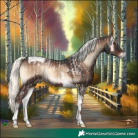 Horse Color:Liver Red Onyx Roan Mushroom and Liver Red Onyx Mushroom Tobiano