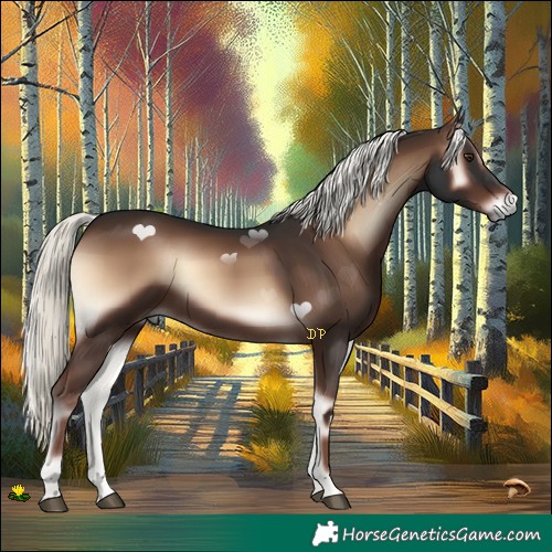 Horse Color:Liver Red Onyx Mushroom 