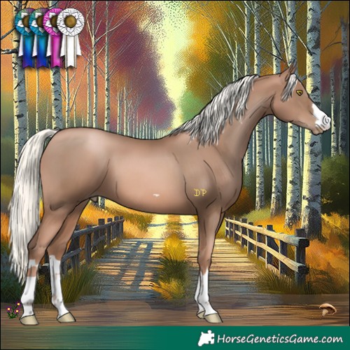Horse Color:Liver Chestnut Pearl Mushroom 