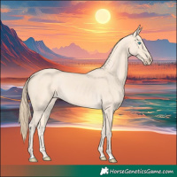 Horse Color:Perlino 