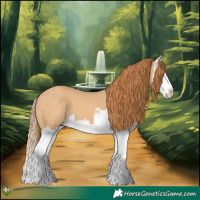 Horse Color:White Spotted Red Dun Splash 