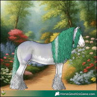 Horse Color:Watercolor Bay Onyx Splash 