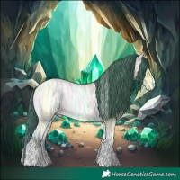 Horse Color:Watercolor Bay Ice Roan Onyx