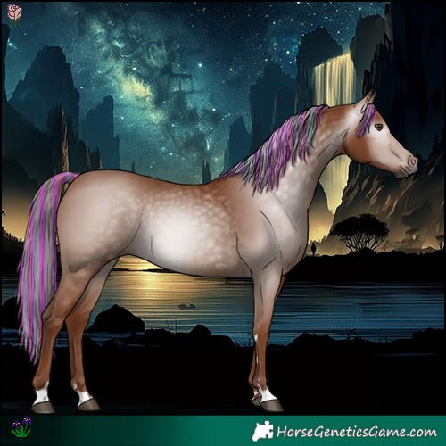 Horse Color:Gray Painted Chestnut