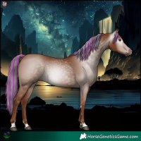 Horse Color:Gray Painted Chestnut