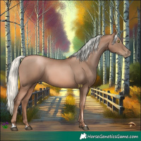 Horse Color:Liver Chestnut Pearl Mushroom 