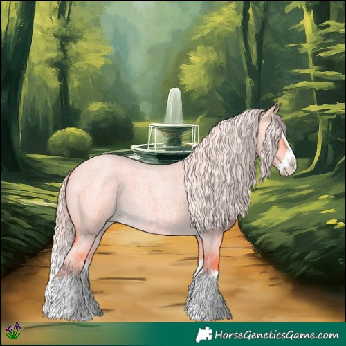 Horse Color:Palomino Roan Dun Splash Rabicano