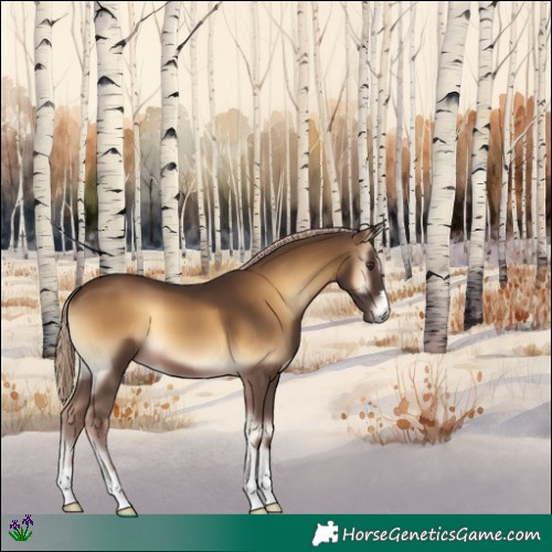 Horse Color:Chocolate Palomino Onyx 