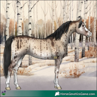 Horse Color:Liver Red Dun Onyx Brindle 
